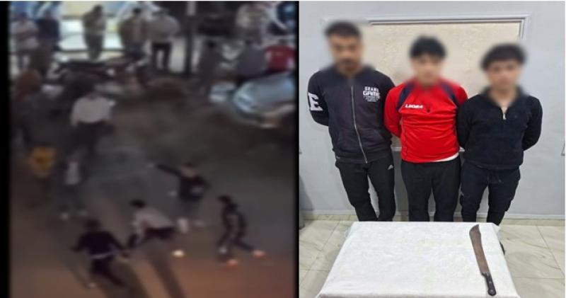 ضبط طرفي مشاجرة بالأسلحة البيضاء بكفر الشيخ بعد تداول فيديو