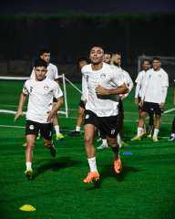 المنتخب الوطنى المشارك في كأس العرب يختتم استعدادته... المنتخب الوطنى المشارك في كأس العرب يختتم استعدادته لمواجهة الكويت غدًا