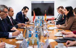 وزير الخارجية يلتقي وزيرة التعاون الاقتصادي والتنمية الألمانية