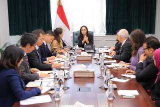 وزيرة التضامن الاجتماعي تلتقي نائب رئيس هيئة التعاون... وزيرة التضامن الاجتماعي تلتقي نائب رئيس هيئة التعاون الدولي اليابانية ”JICA”
