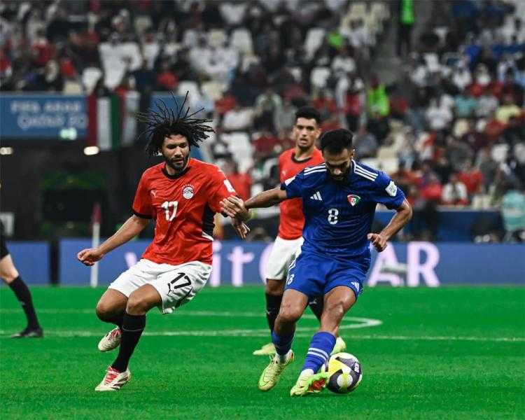 ترتيب مجموعة مصر في كأس العرب 2025 بعد التعادل مع الكويت