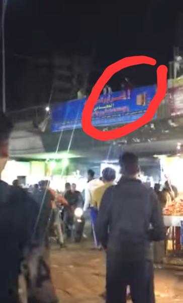 سيدة تلقي بنفسها من أعلى دائري بشتيل بالجيزة