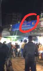 سيدة تلقي بنفسها من أعلى دائري بشتيل بالجيزة