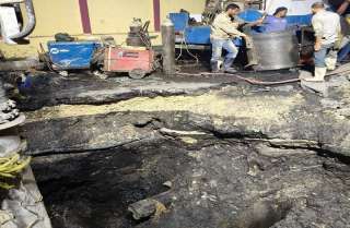 تفاصيل جديدة في كسر خط مياه الشرب المفاجئ... تفاصيل جديدة في كسر خط مياه الشرب المفاجئ أمام مستشفى أم المصريين بالجيزة