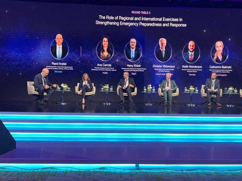 رئيس الرقابة النووية يشدد على أهمية التعاون الدولي والاقليمي لمجابهة الطوارئ النووية والإشعاعية