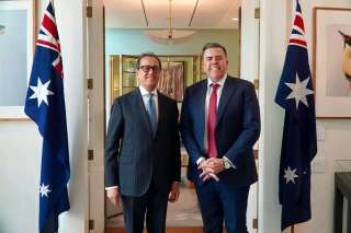 رئيس مجلس النواب الفيدرالي يستقبل السفير المصري لدى أستراليا بمقر البرلمان
