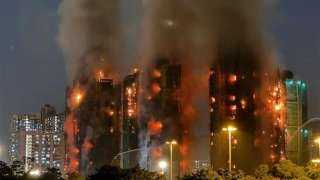 ارتفاع حصيلة ضحايا حريق هونج كونج إلى 159 شخصا.. والسلطات تعتقل 6 آخرين بسبب تعطل أجهزة الإنذار