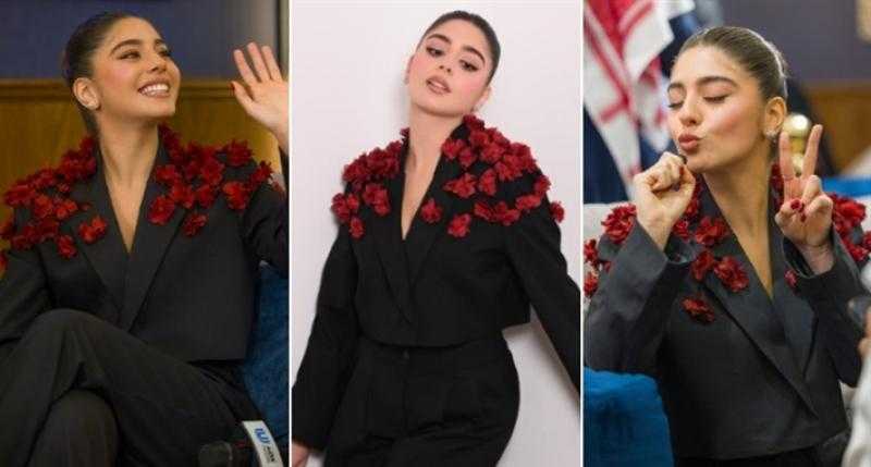 العرض الأول بالرياض: مايان السيد تخطف الأنظار بأناقة سوداء في فيلم ”ولنا في الخيال... حب؟”