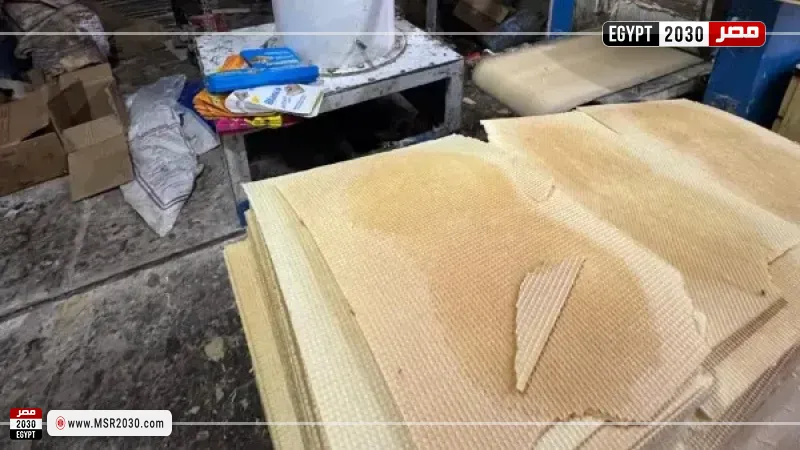  ضبط مصنع غير مرخص