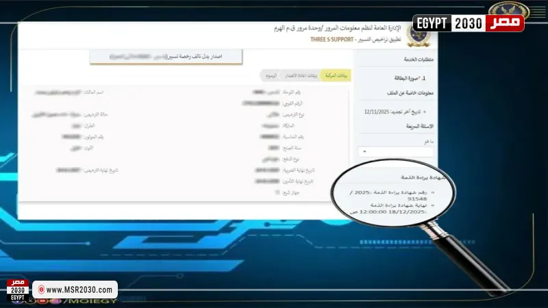 شهادة مخالفات 