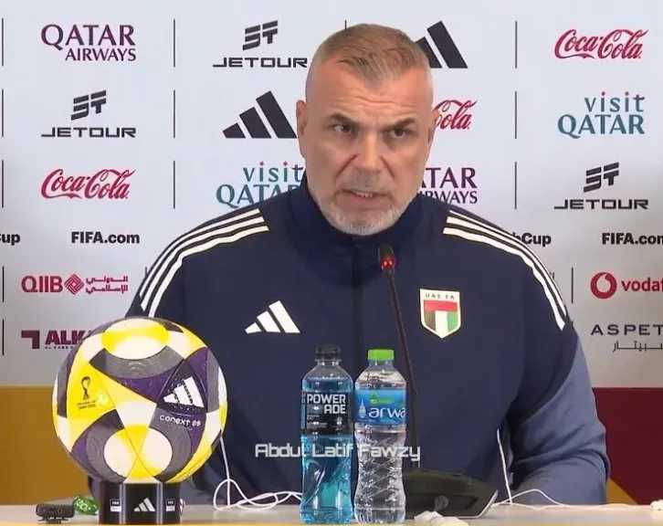 مدرب الإمارات: مواجهة مصر اختبار حقيقي وعلينا البحث عن القوة داخلنا