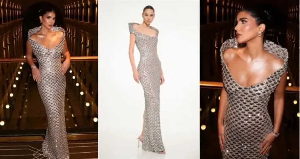 ريم سامي تتألق في افتتاح مهرجان البحر الأحمر السينمائي بفستان فضي أنيق