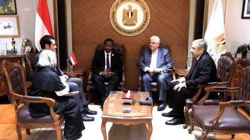 وزير التعليم العالي يستقبل مفوض التعليم والعلوم والابتكار بالاتحاد الإفريقي