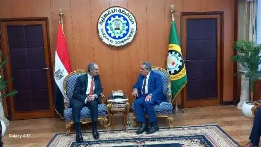 محافظ الدقهلية يستقبل وزير الاتصالات لدفع التحول الرقمي محافظ الدقهلية يستقبل وزير الاتصالات لدفع التحول الرقمي