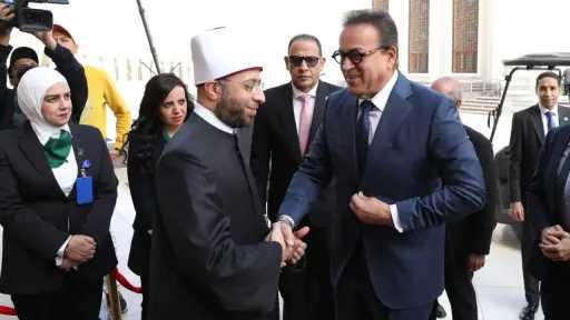 وزير الصحة يشهد انطلاق المسابقة العالمية للقرآن الكريم... وزير الصحة يشهد انطلاق المسابقة العالمية للقرآن الكريم في نسختها الـ32