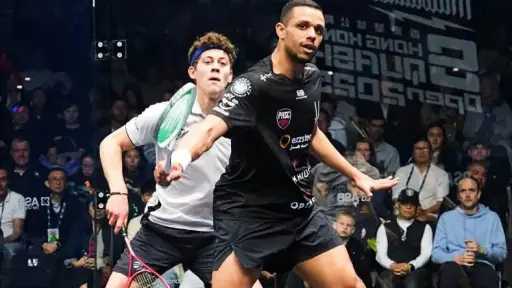 مصطفى عسل يتأهل لنهائي هونج كونج بعد اكتساح... مصطفى عسل يتأهل لنهائي هونج كونج بعد اكتساح براينت بثلاثية نظيفة