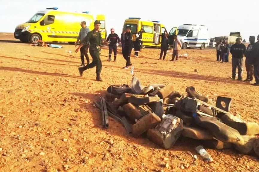 مصرع 9 أشخاص وإصابة 10 آخرين إثر حادث سير جنوب غربي الجزائر