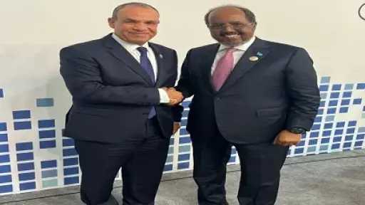 وزير الخارجية يلتقي رئيس جمهورية الصومال الفيدرالية على... وزير الخارجية يلتقي رئيس جمهورية الصومال الفيدرالية على هامش منتدى الدوحة