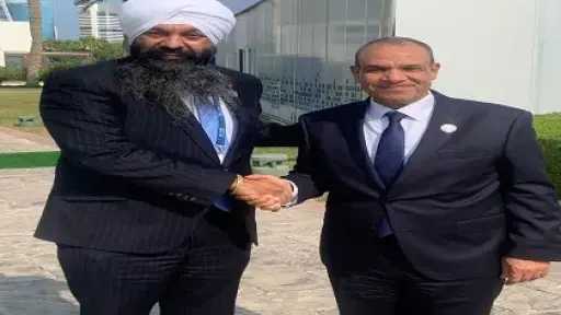 وزير الخارجية يلتقي وزير الدولة الكندي للتنمية الدولية... وزير الخارجية يلتقي وزير الدولة الكندي للتنمية الدولية على هامش منتدى الدوحة