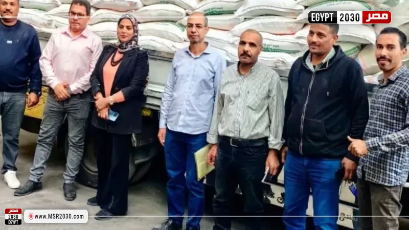 جانب من الحملة التموينية