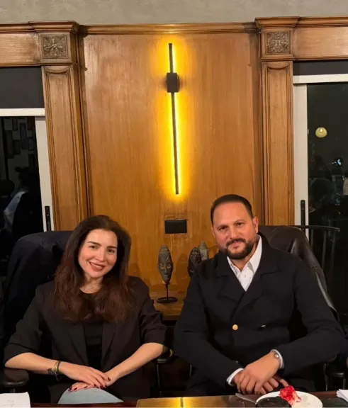 مي عز الدين وعماد زيادة