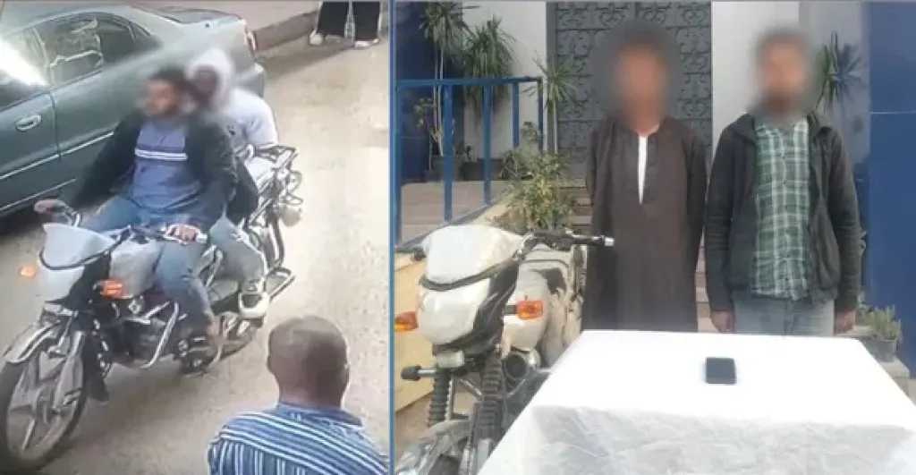 القبض على لصين سحلا طالبة أثناء سرقة هاتفها بالمنيا