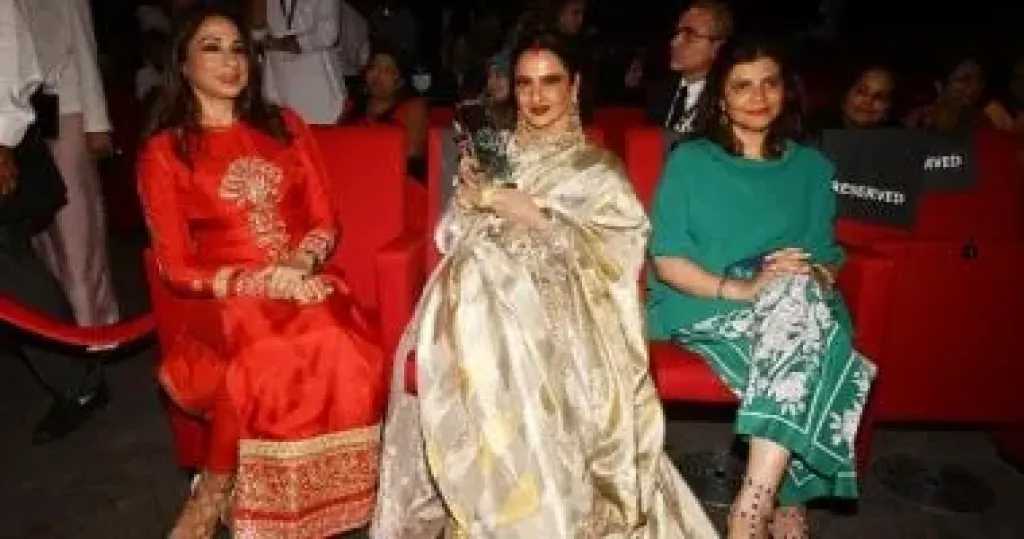 تكريم النجمة الهندية ريخا فى مهرجان البحر الأحمر السينمائى