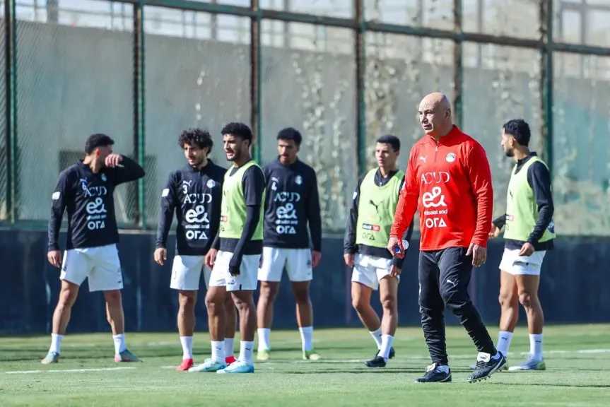 منتخب مصر يخوض تدريب صباحي بمركز المنتخبات الوطنية