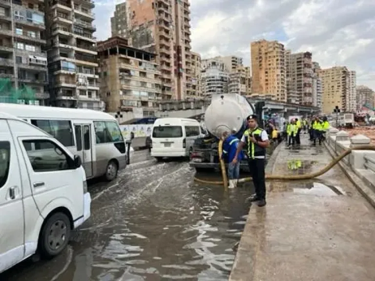 استعدادات أمنية مكثفة بعد هطول الأمطار