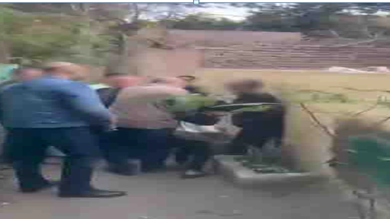 مشادة داخل مقابر القليوبية