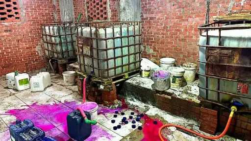 الداخلية تضبط مصنع مخصبات زراعية مغشوشة ”بدون ترخيص” في المنوفية