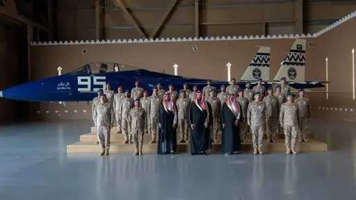 ولي العهد السعودي يفتتح قاعدة جوية جديدة لتعزيز... ولي العهد السعودي يفتتح قاعدة جوية جديدة لتعزيز الجاهزية القتالية للقوات الجوية