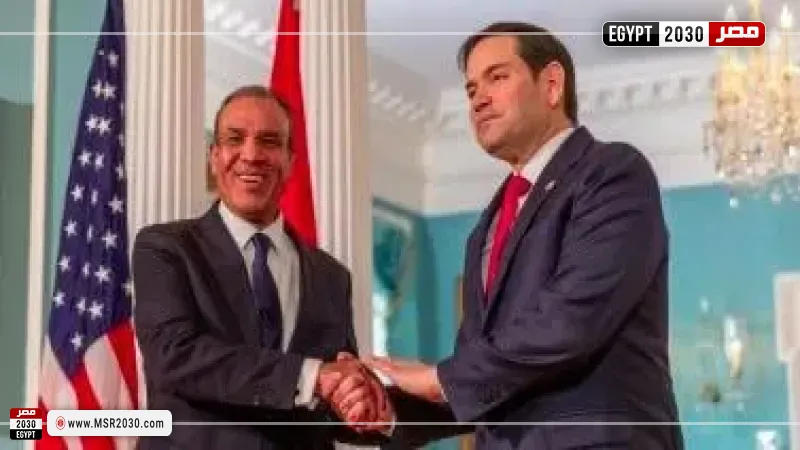 وزير الخارجية ونظيره الأمريكي 