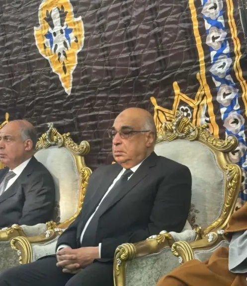 وزير العدل يصل المنيا لتقديم واجب العزاء لأسر القضاة ضحايا حادث التصادم بالصحراوي الشرقي