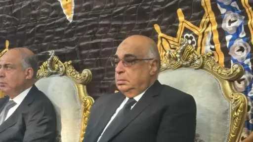 وزير العدل يصل المنيا لتقديم واجب العزاء لأسر... وزير العدل يصل المنيا لتقديم واجب العزاء لأسر القضاة ضحايا حادث التصادم بالصحراوي الشرقي