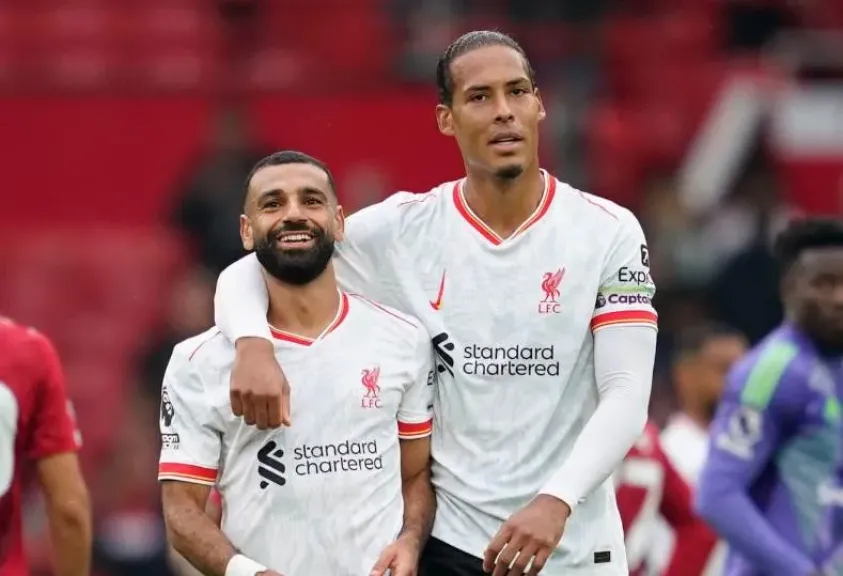 محمد صلاح وفان دايك
