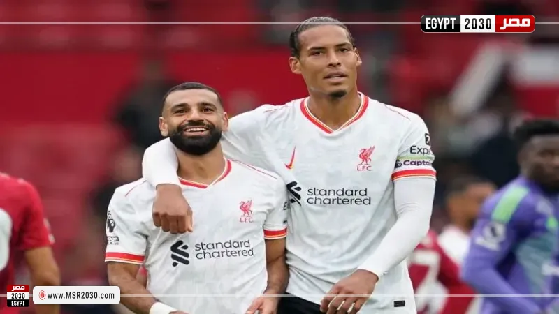 محمد صلاح وفان دايك