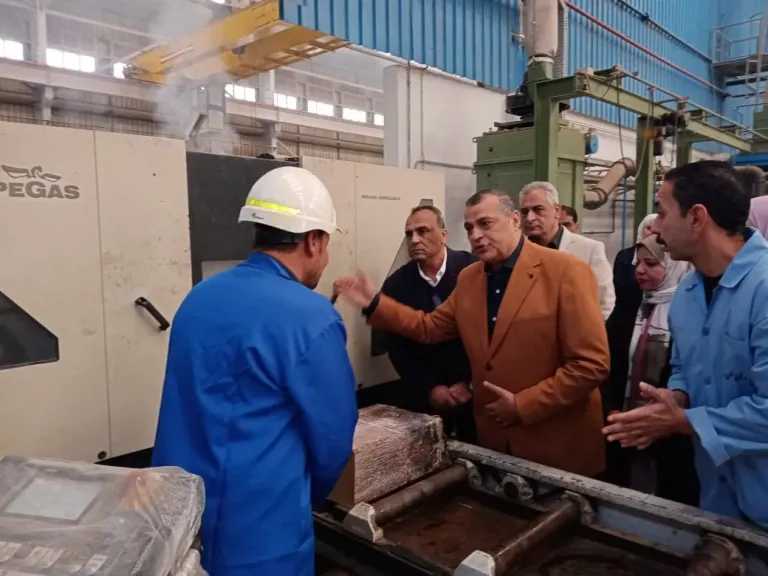 وزير الدولة للإنتاج الحربي: ”حلوان للصناعات غير الحديدية” من أهم الصروح الصناعية ومنتجاتها تقلل من الفاتورة الاستيرادية