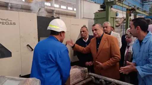 وزير الدولة للإنتاج الحربي: ”حلوان للصناعات غير الحديدية” من أهم الصروح الصناعية ومنتجاتها تقلل من الفاتورة الاستيرادية