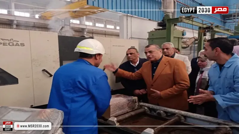 جانب من جولة وزير الإنتاج الحربي
