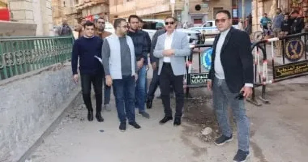 جولة محافظ المنوفية بشبين الكوم