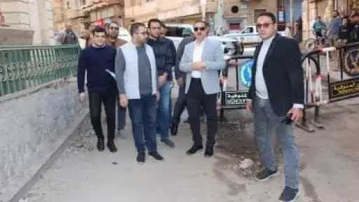 محافظ المنوفية يتفقد تطوير ورفع كفاءة نفق البساتين بحى غرب شبين