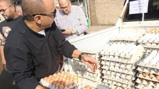 بأقل 20%.. الزراعة تطرح البيض بمنافذها بأسعار مخفضة بأقل 20%.. الزراعة تطرح البيض بمنافذها بأسعار مخفضة