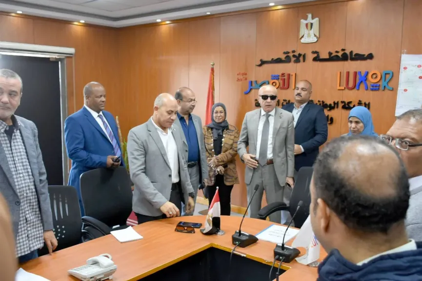 جانب من متابعة محافظ الأقصر