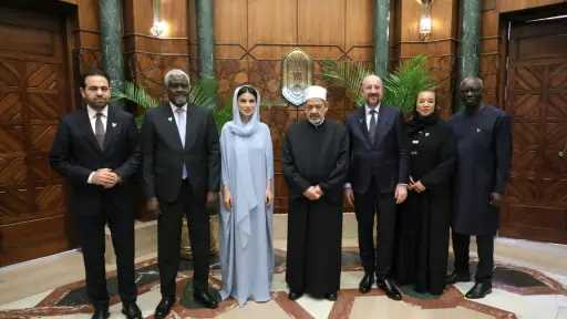 شيخ الأزهر يستقبل أعضاء لجنة تحكيم جائزة زايد للأخوَّة الإنسانية 2026