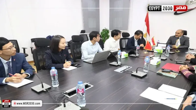 جانب من اجتماع وكالة الفضاء المصرية