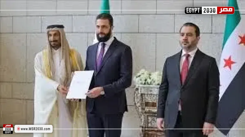 الرئيس السوري يتسلم أوراق اعتماد أول سفير قطري في دمشق بعد 14 عاما