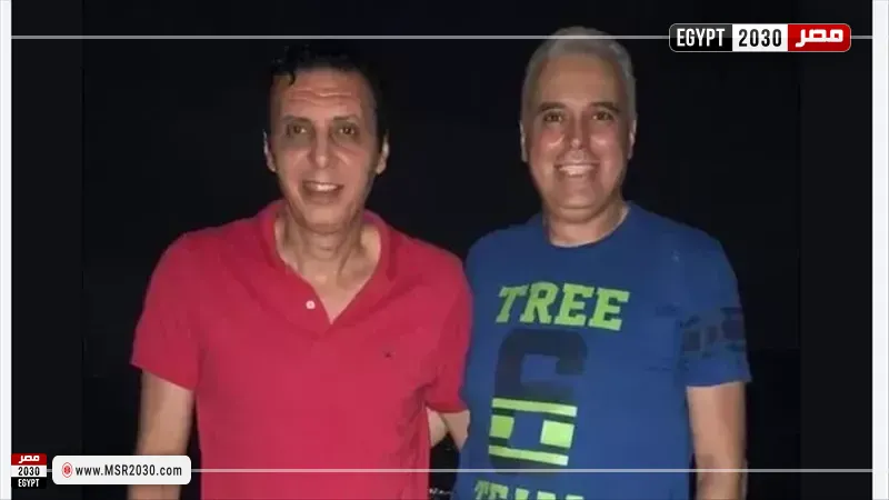 الفنان طارق الأمير وشقيقه 