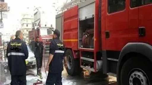 حريق هائل داخل شقة سكنية في فيصل حريق هائل داخل شقة سكنية في فيصل