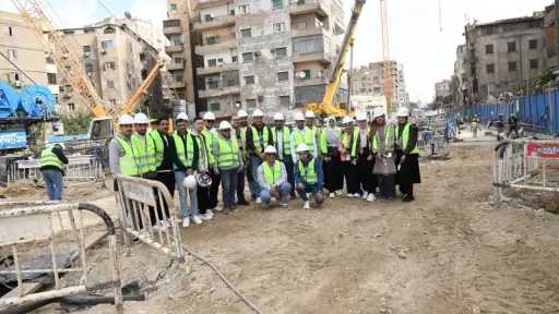طلاب هندسة طنطا في جولة تعليمية داخل مشروع... طلاب هندسة طنطا في جولة تعليمية داخل مشروع الخط الرابع لمترو الأنفاق